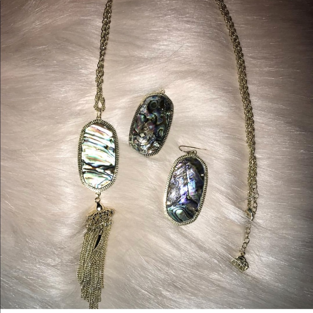 Kendra Scott Rayne & Danielle’s Set Abalone Shell